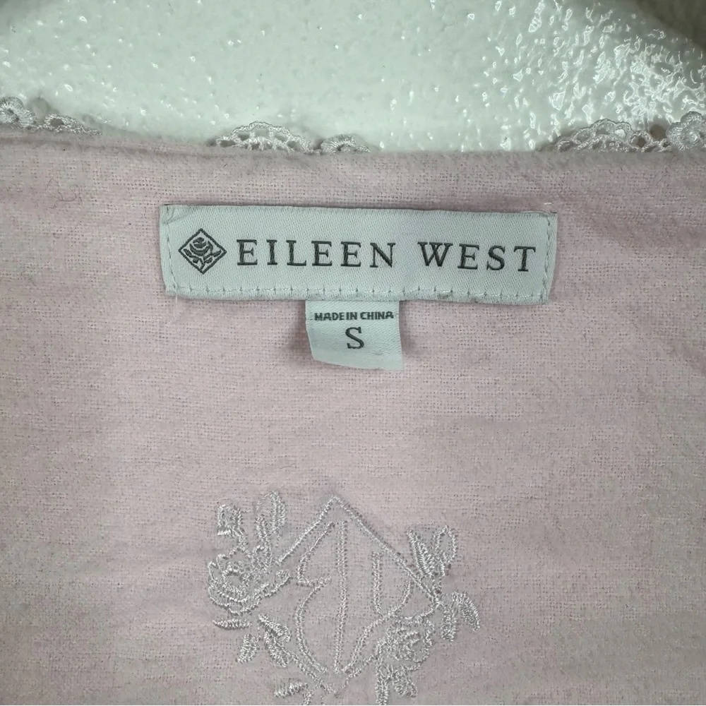 Eileen West Pink Fairy Tale Cotton Flannel Nightgown Size Small‎